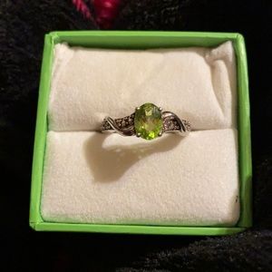 Peridot Sterling Silver Ring